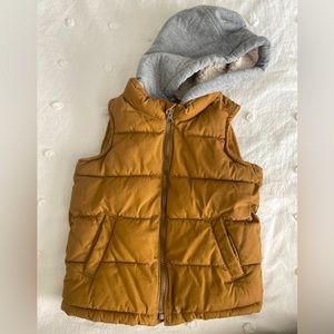 Toddler Puffy Vest with hood